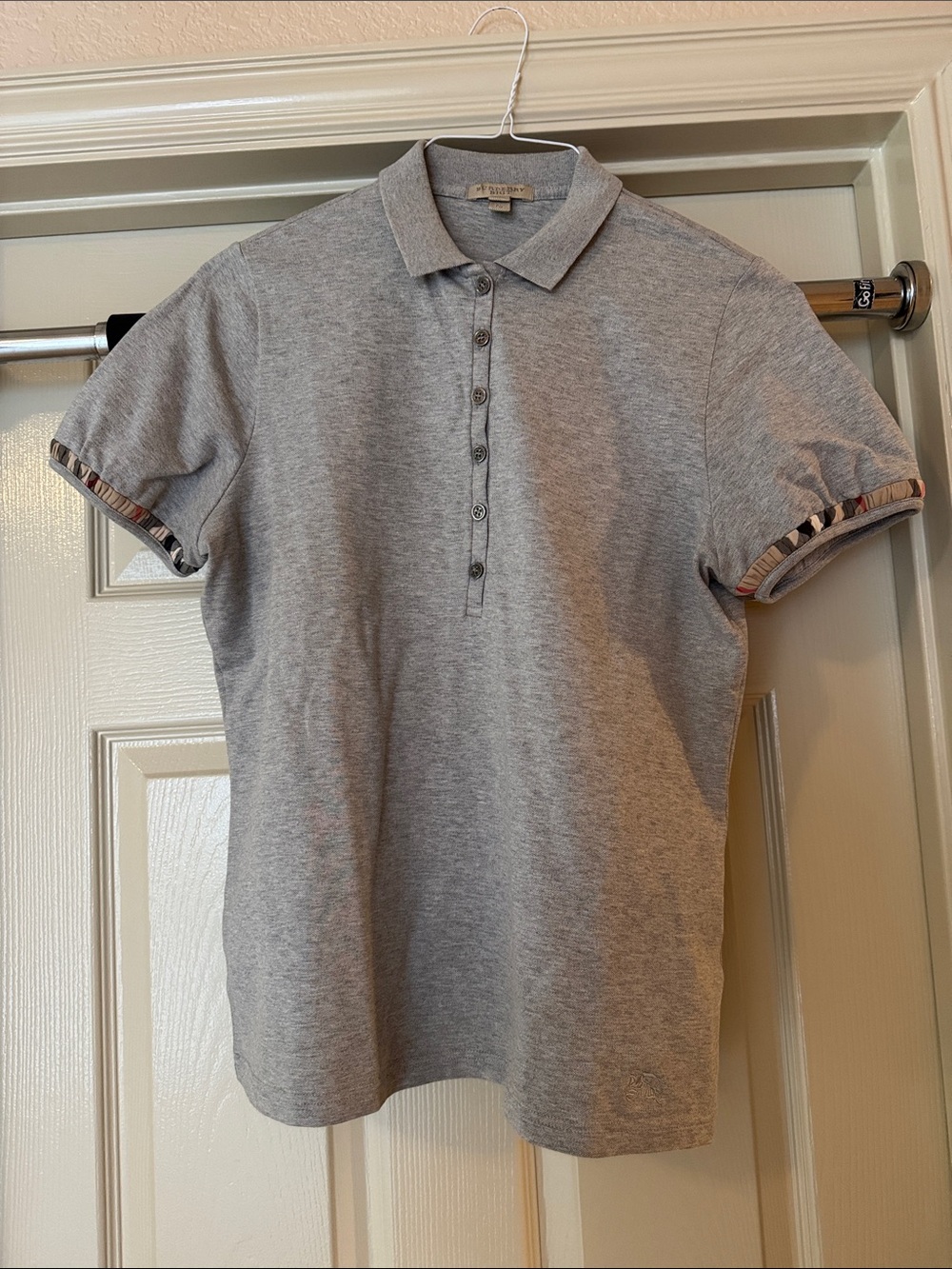 Burberry Brit Heather Gray Polo